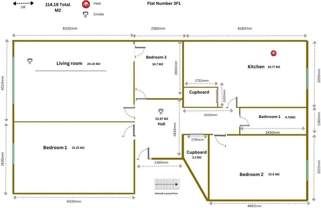 3 Bed Overlooking Meadows Park Единбург Екстериор снимка